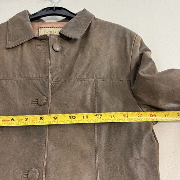 Vintage Leather Shop Argentina Women’s Brown Jacket Size 2 - Picture 12 of 14
